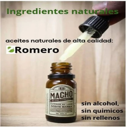 Growing Aceite Barba + 🎁 Suero Facial Hidratante